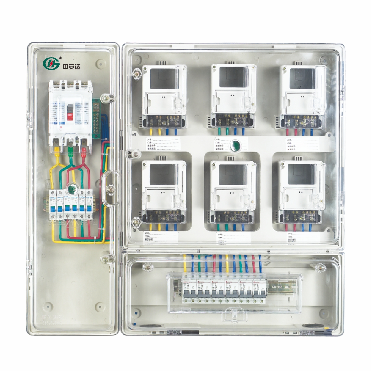 PXD2 单相六表位预付费表箱(组合式)